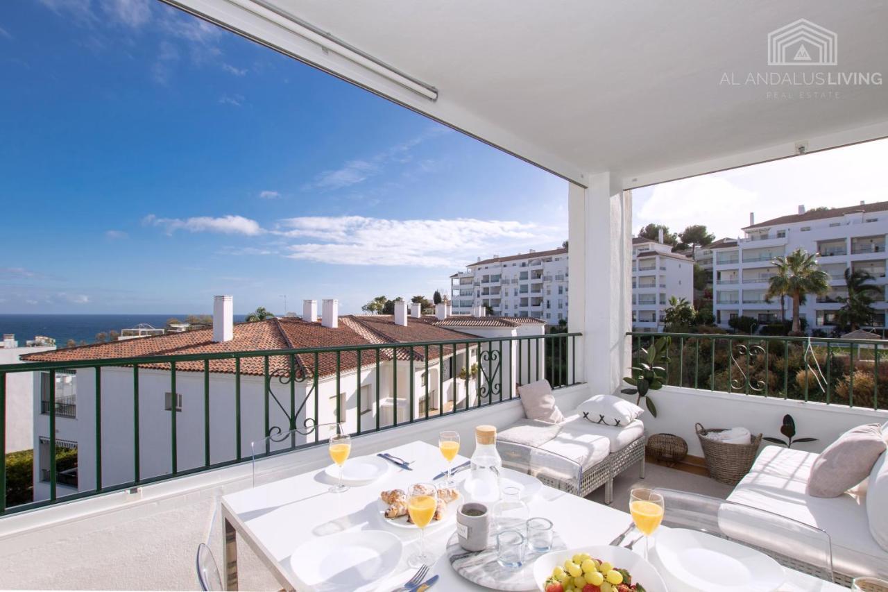 Scandinavian Style Apartment With Amazing Sea Views And South West Facing Sunny Terrace In Miraflores Walking Distance To The Beach! Malaga Luaran gambar